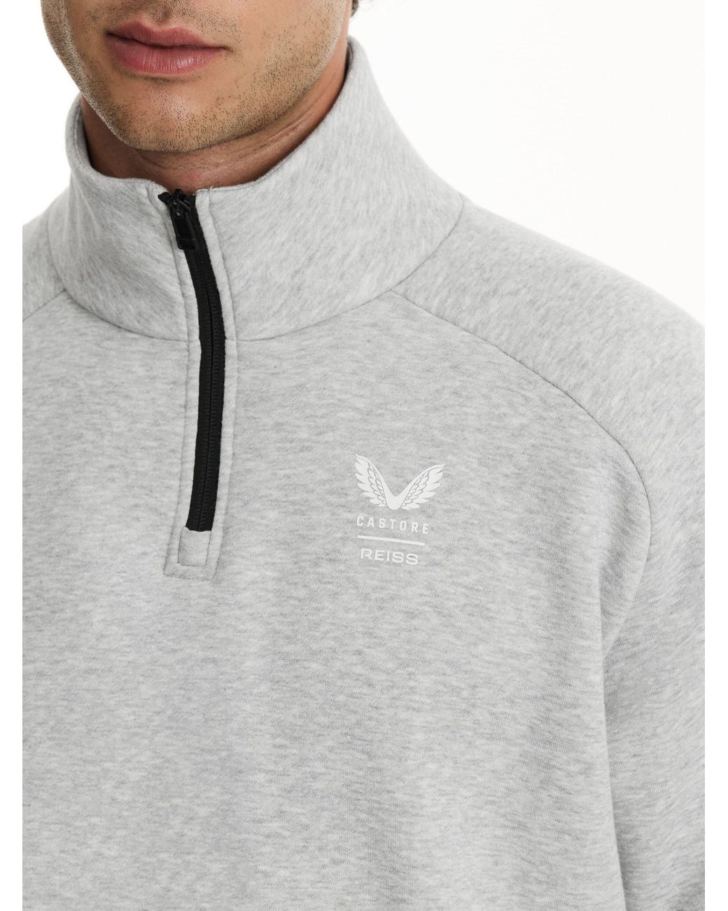 Reiss Gray 1 & 4 Sweatshirt for men