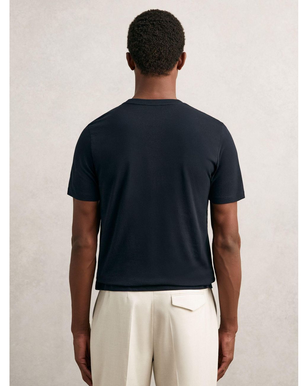 Reiss Black Sage Bless 3 Pack Cotton Crew-Neck Tailored-Fit T-Shirts 3-Pack for men