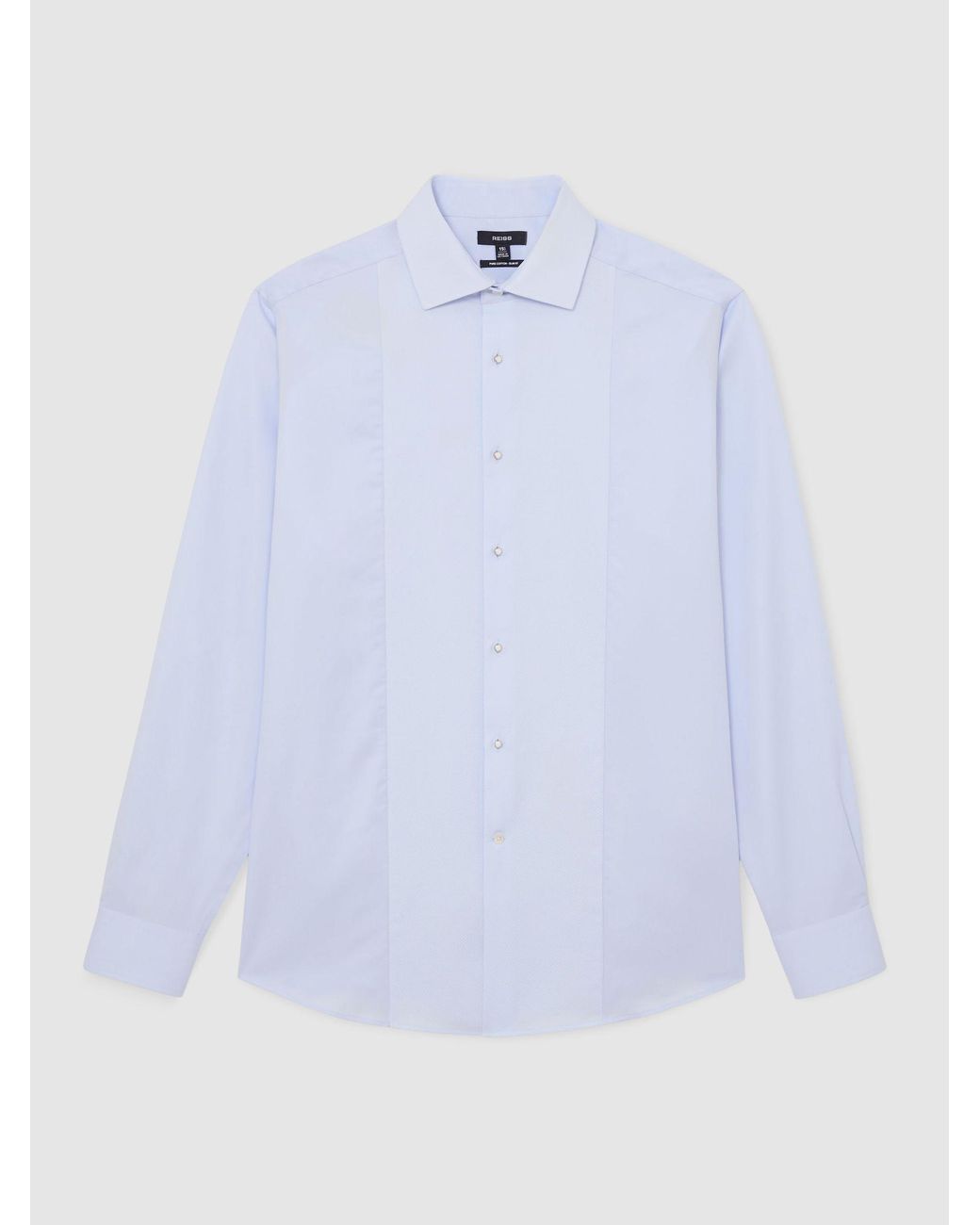 Reiss White Marcelular Fit Cotton Dinner Shirt for men