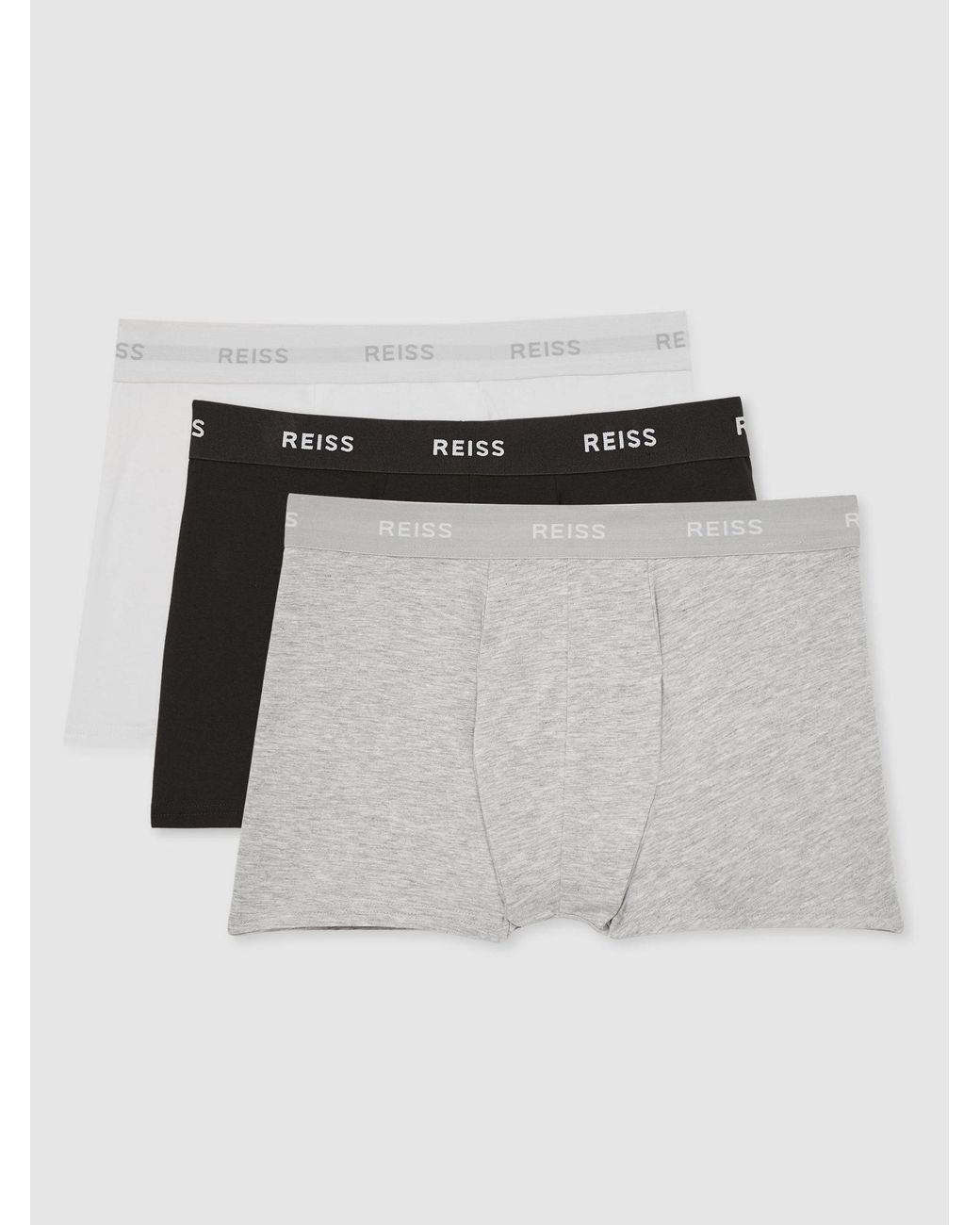 Reiss White Heller - Multi Stretch-cotton Logo-waistband Boxers 3 Pack, S for men