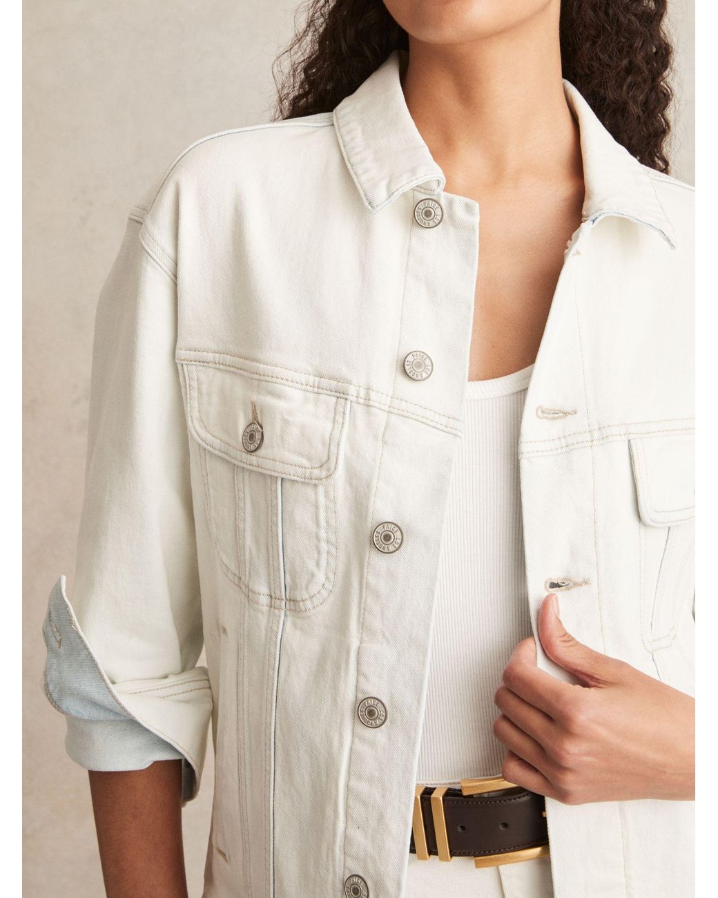 PAIGE Natural Button-Through Denim for men