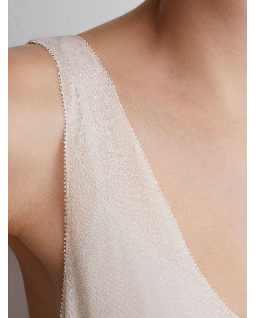 ATELIER Natural Silk-Chiffon Layer Vest