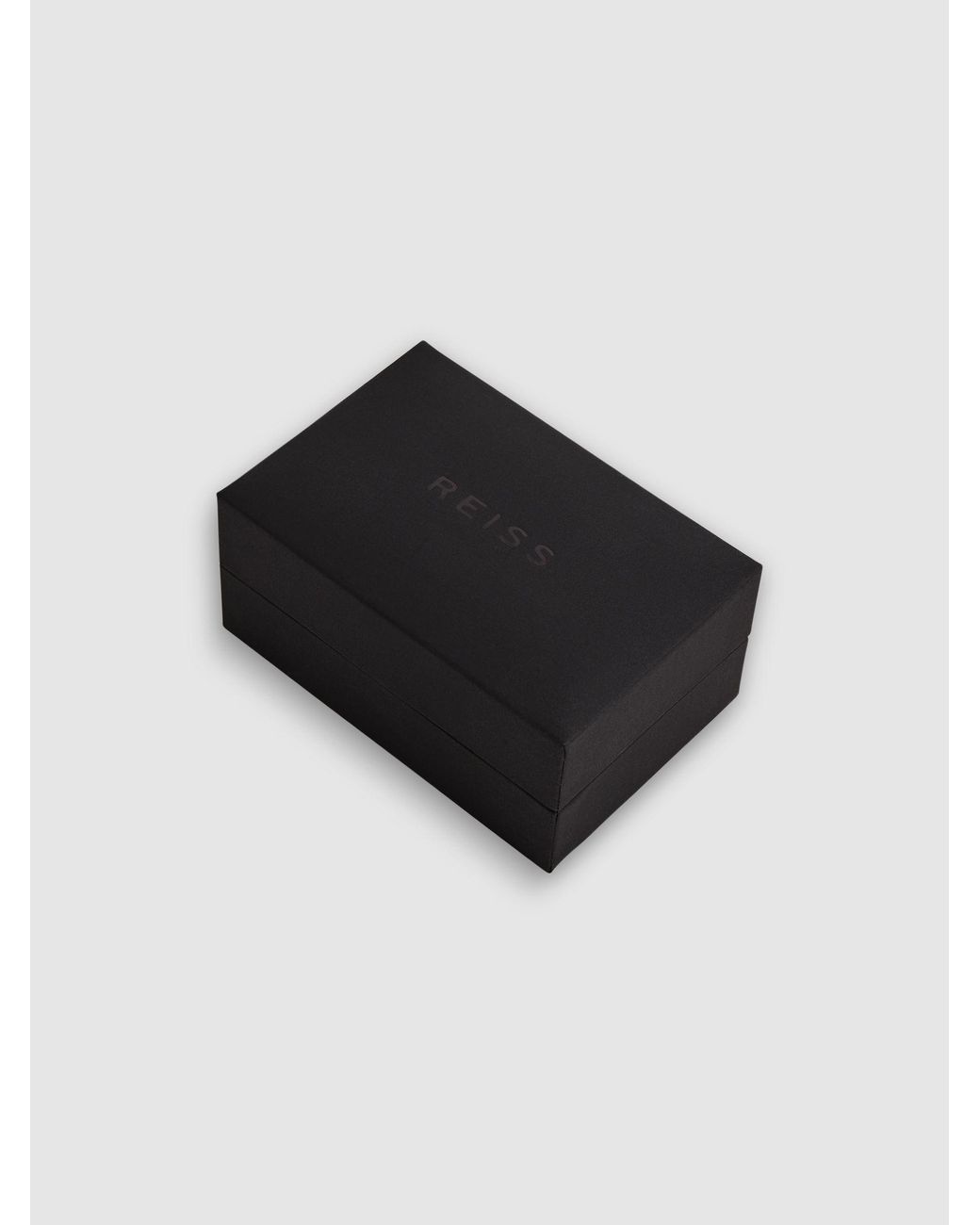 Reiss Black Round Mother Of Pearl Cufflinks for men