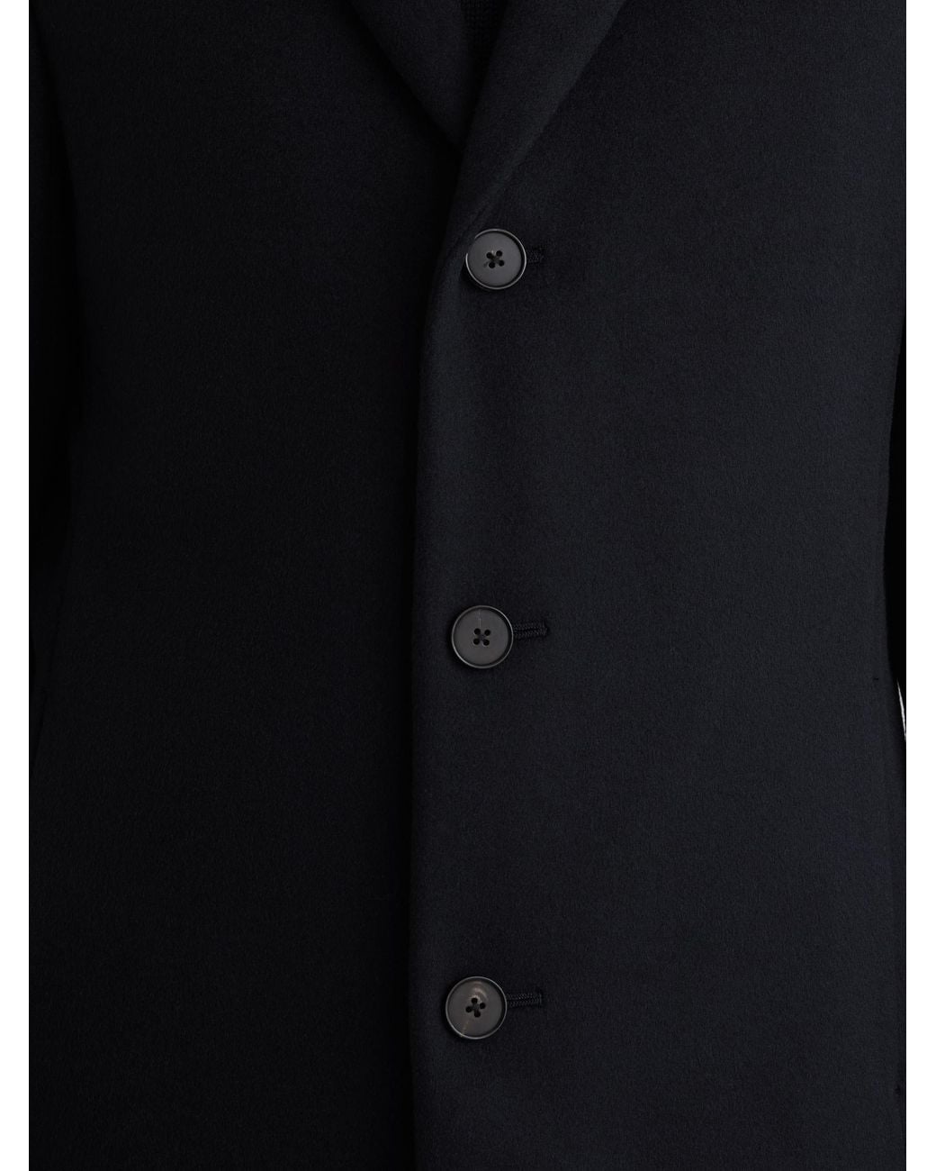 Reiss Blue Gable - Navy Single Breasted Overcoat, S for men