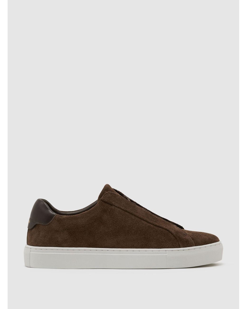 Reiss Natural Jenson Lace-Up Trainers for men