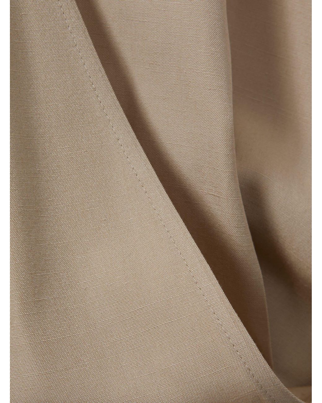 ATELIER Natural Matilda - Neutral Halter Neck Draped Top, Us 10