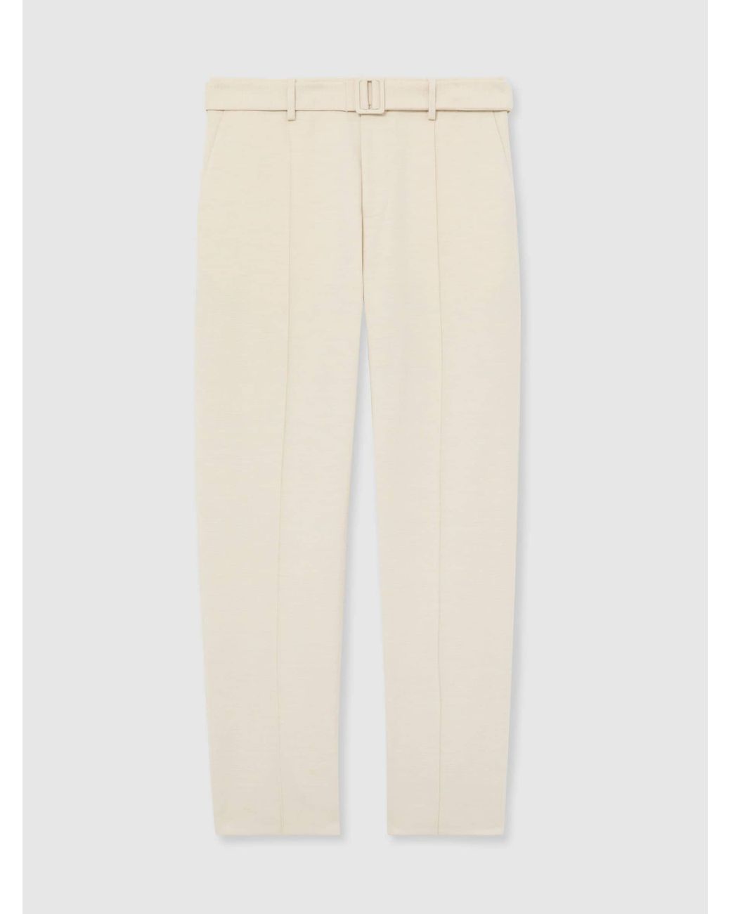 Reiss Natural Atwell - Stone Trousers, 30 for men