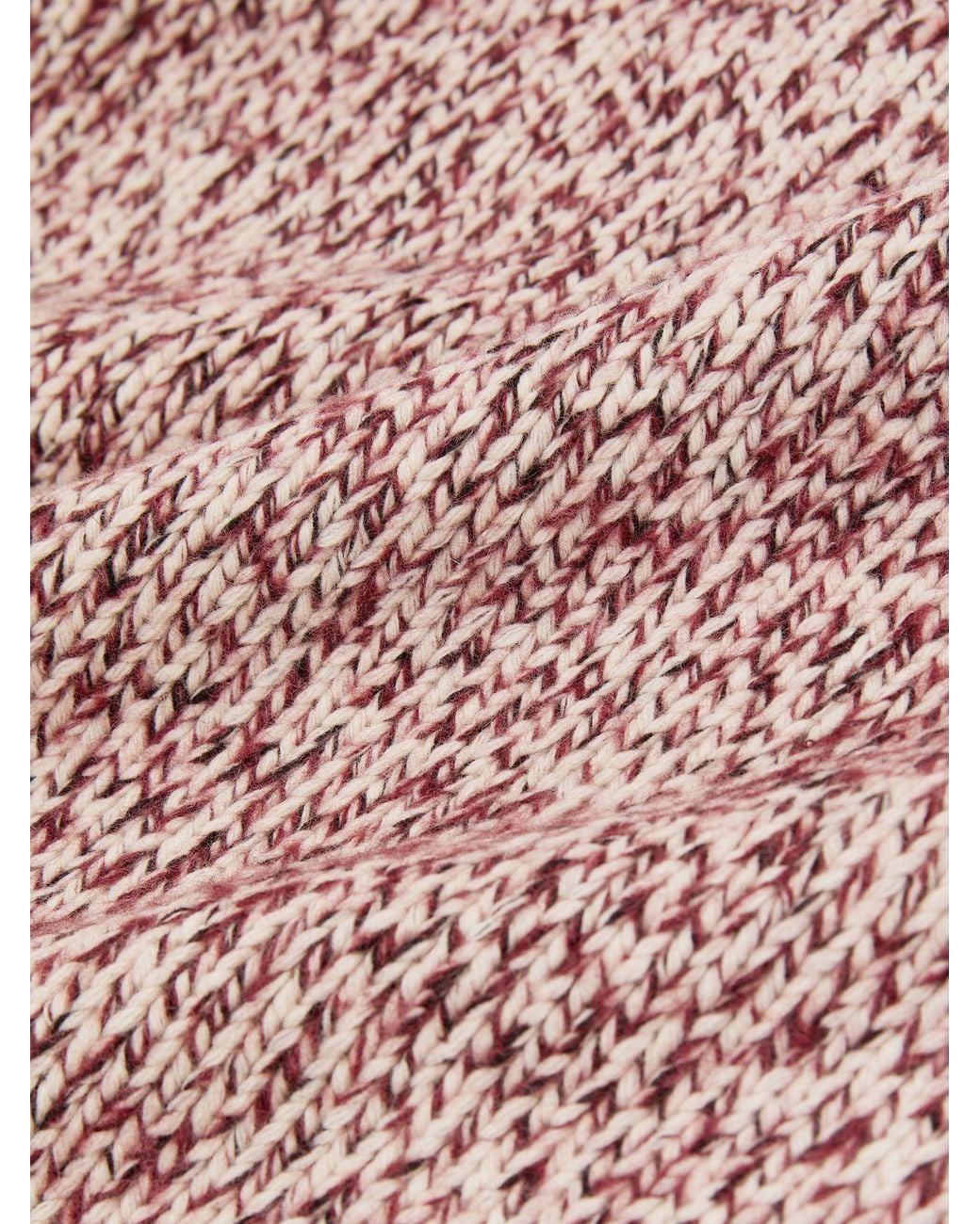 Reiss Pink Wool-Blend Speckled-Knit Crew-Neck Jumper for men