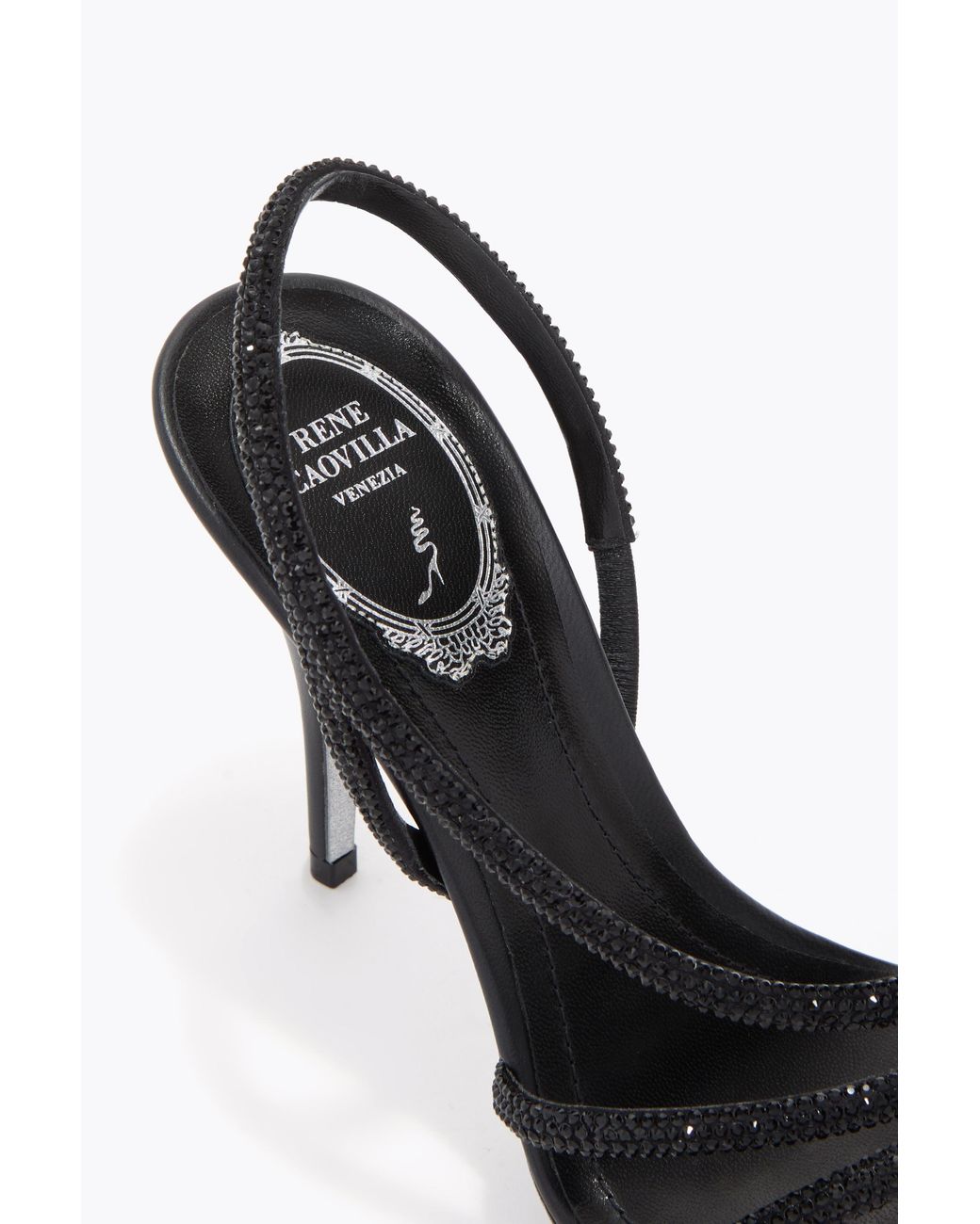 Rene Caovilla White Erin Sandal 100
