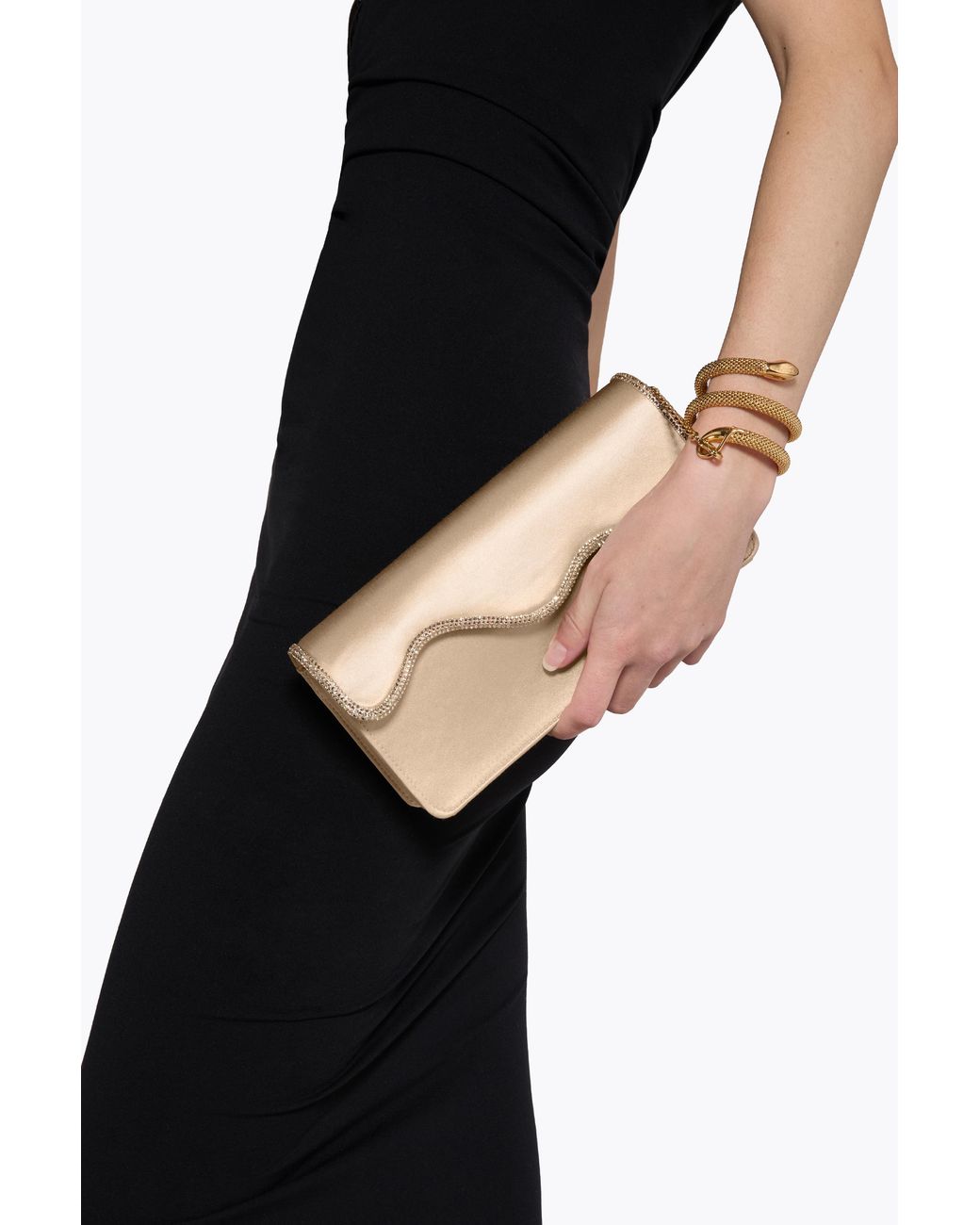 Rene Caovilla Natural Onda Clutch