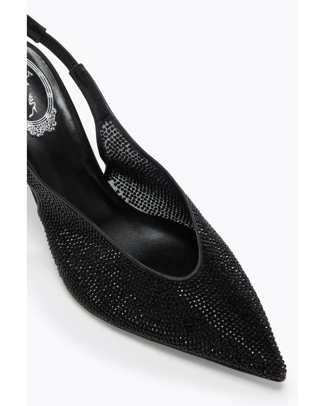 Rene Caovilla White Jinny Slingback 80