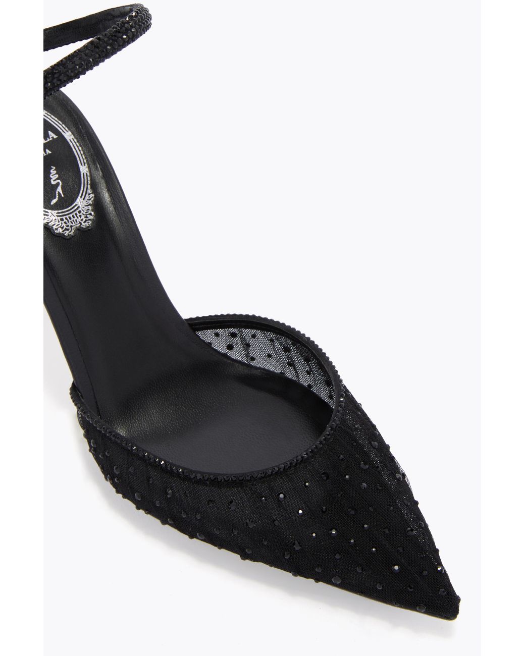 Rene Caovilla White Taylor Pump With Serpent 80
