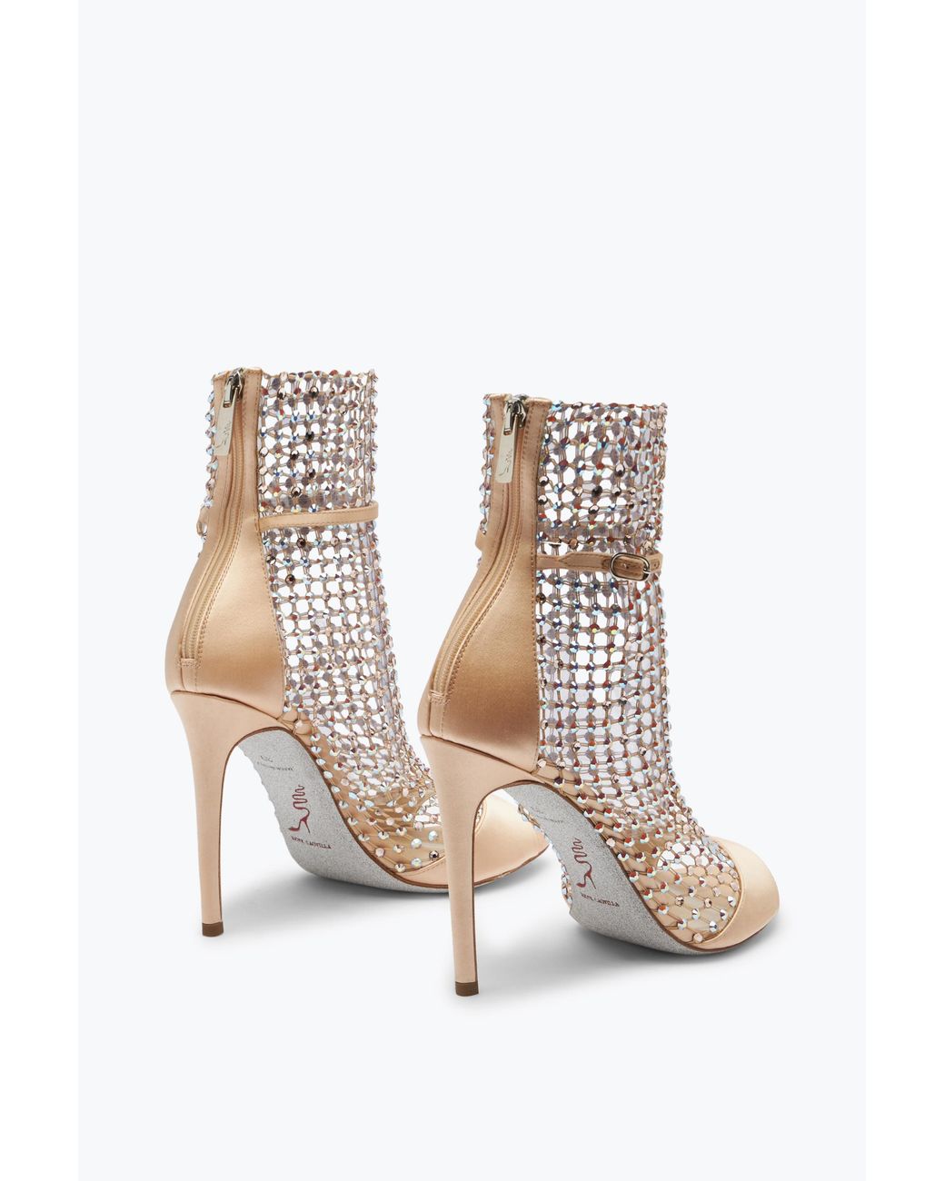 Rene Caovilla White Galaxia Ivory Sandal 105
