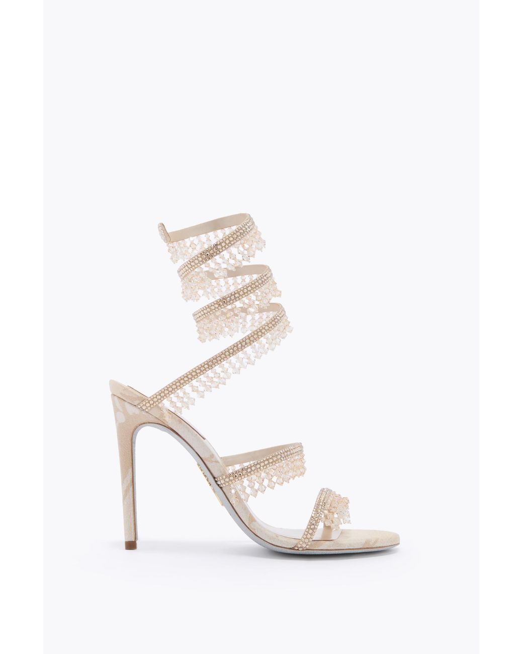 Rene Caovilla Natural Chandelier Sandal