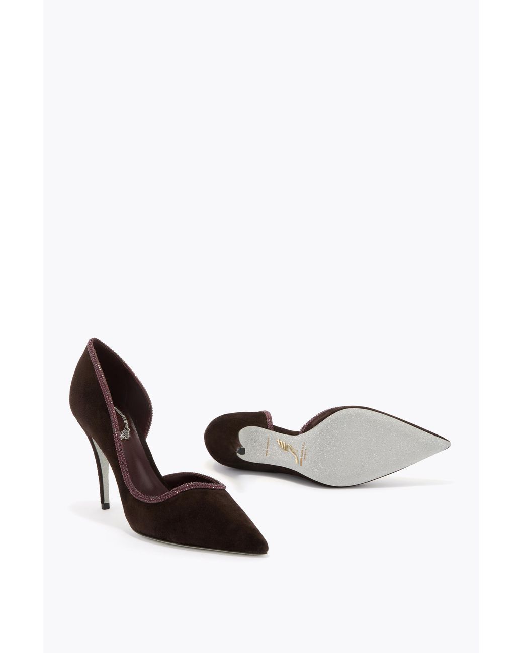 Rene Caovilla Black Décolleté Onda