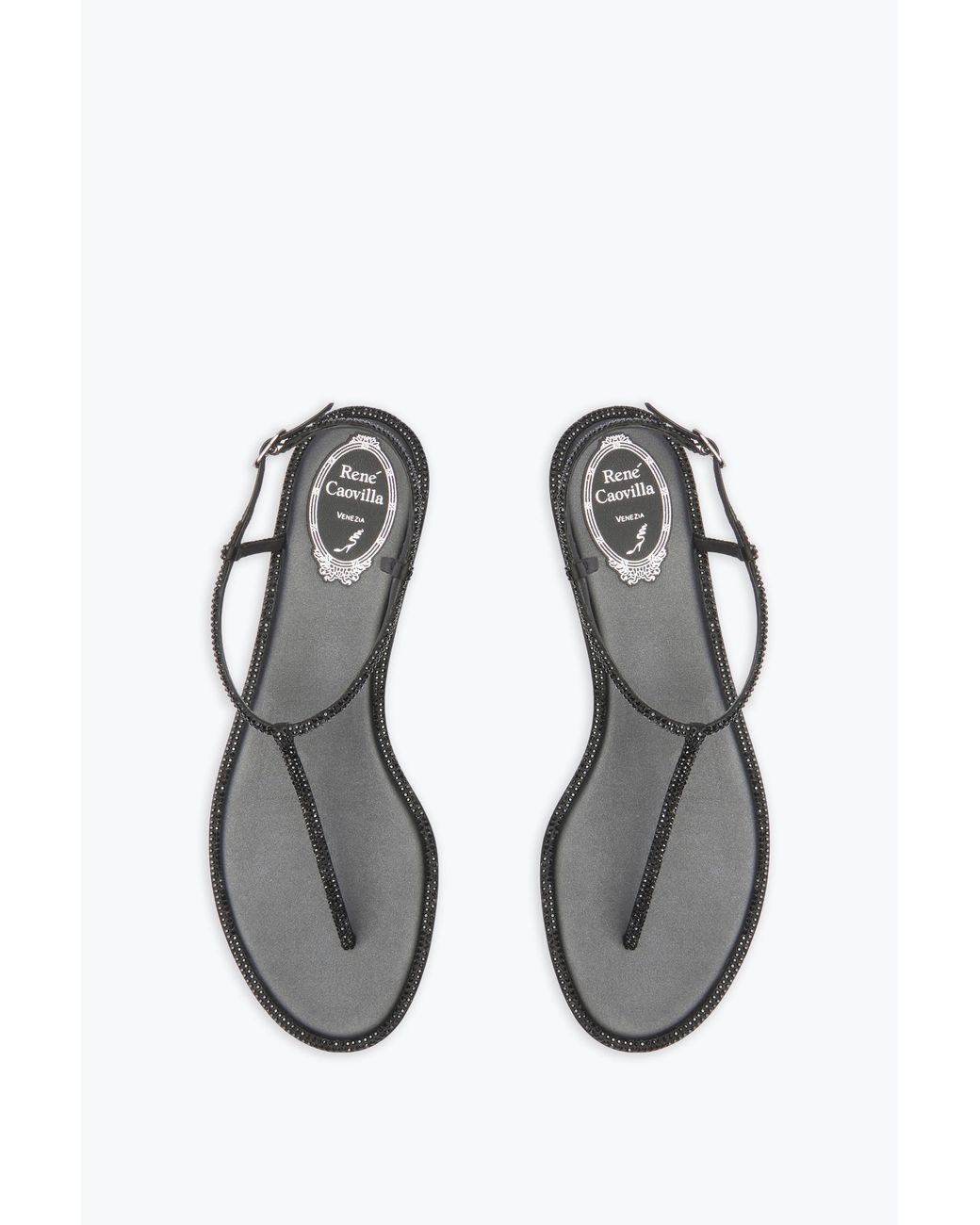 Rene Caovilla Multicolor Diana Flat Sandal 10