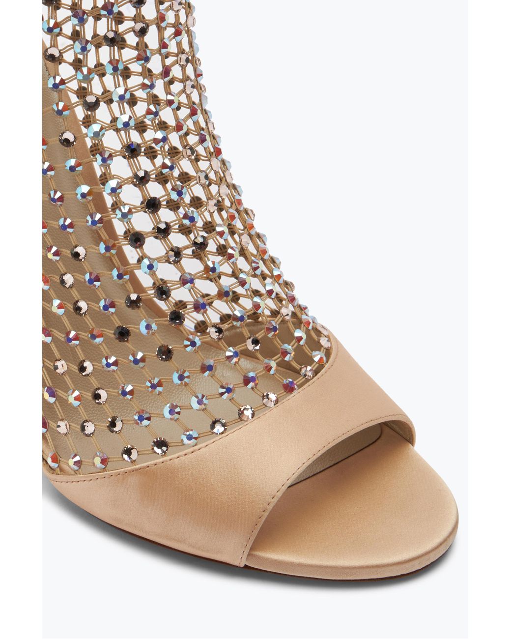 Rene Caovilla White Galaxia Ivory Sandal 105