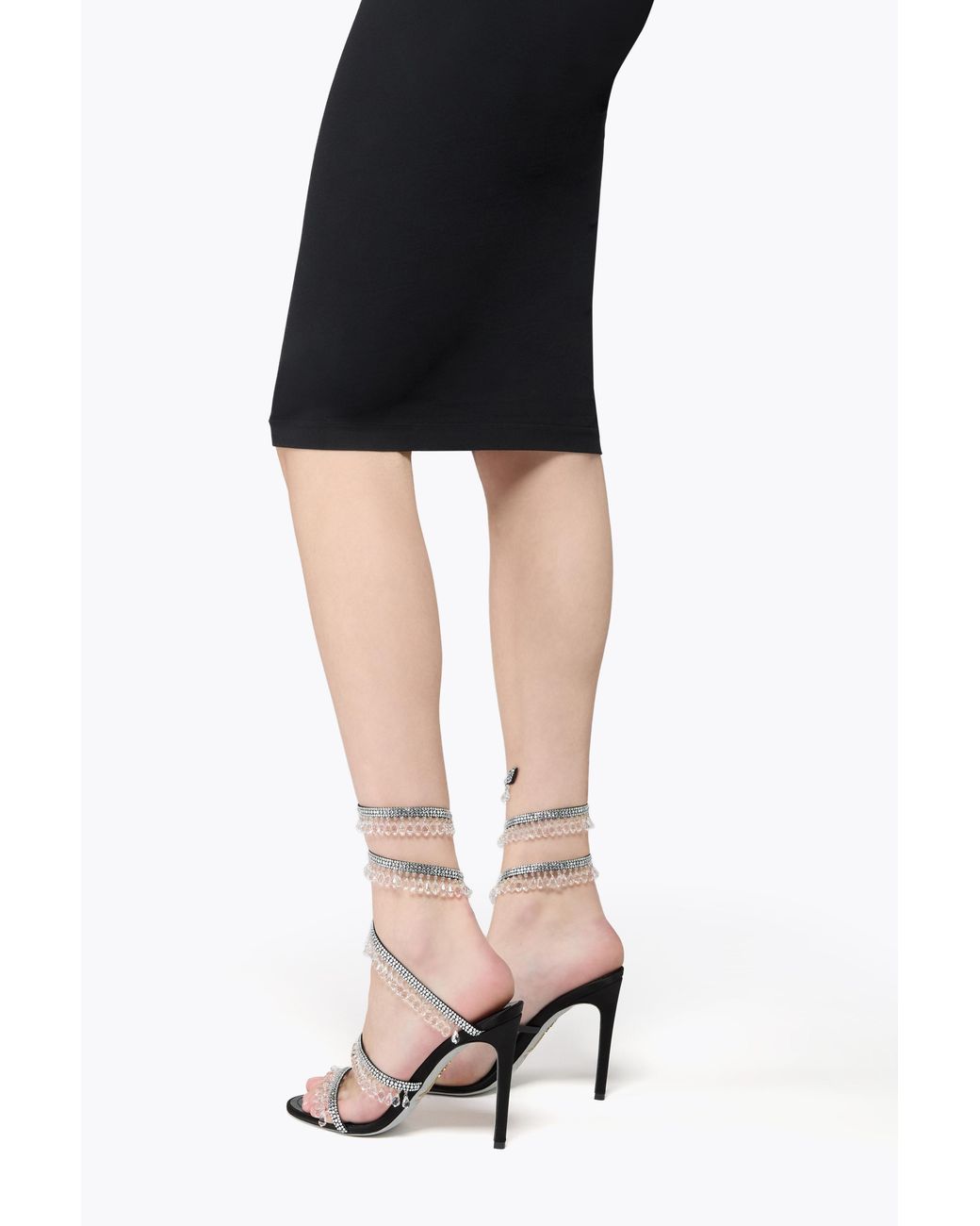 Rene Caovilla White Chandelier And Sandal 105