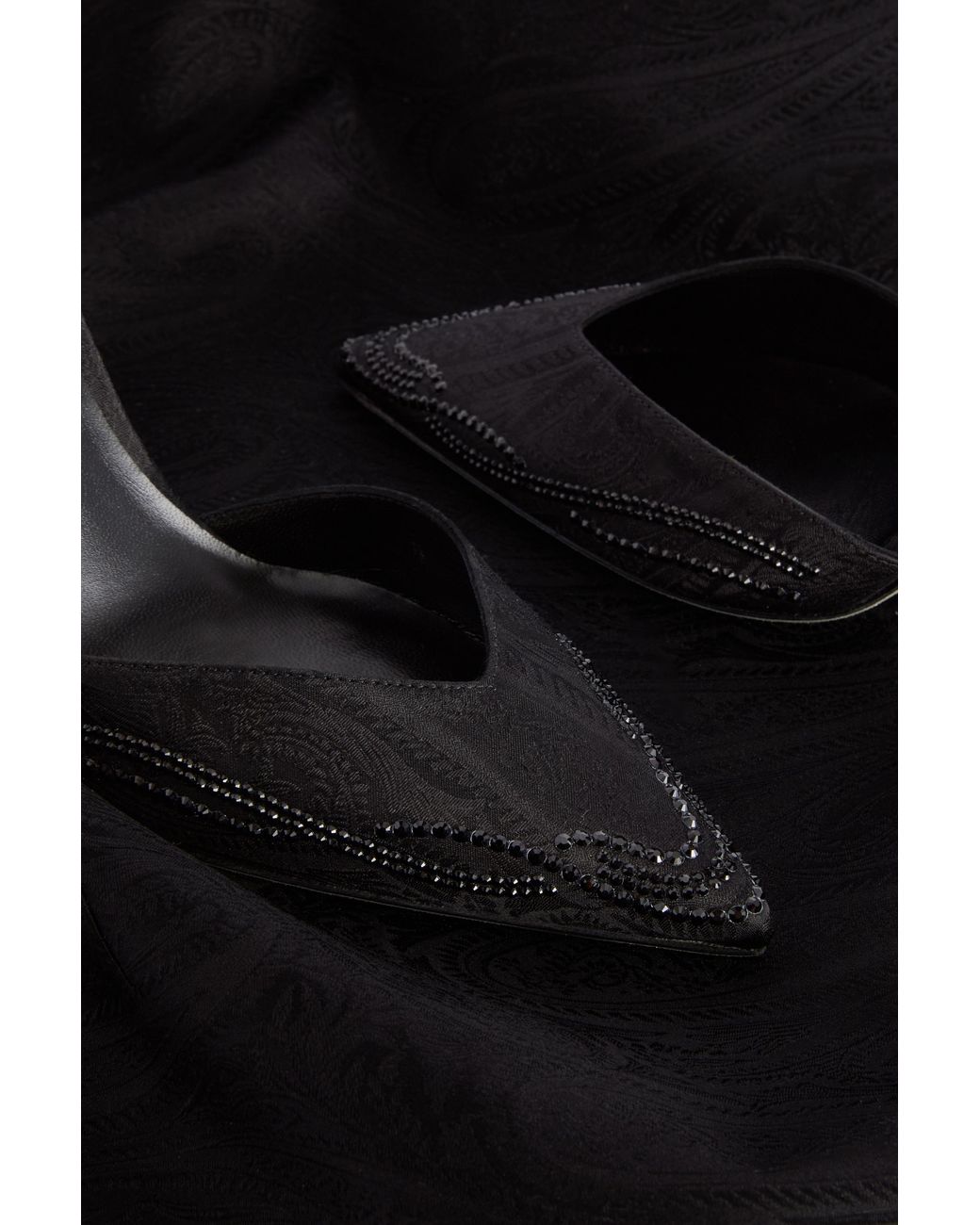 Rene Caovilla Black Cleo Pump