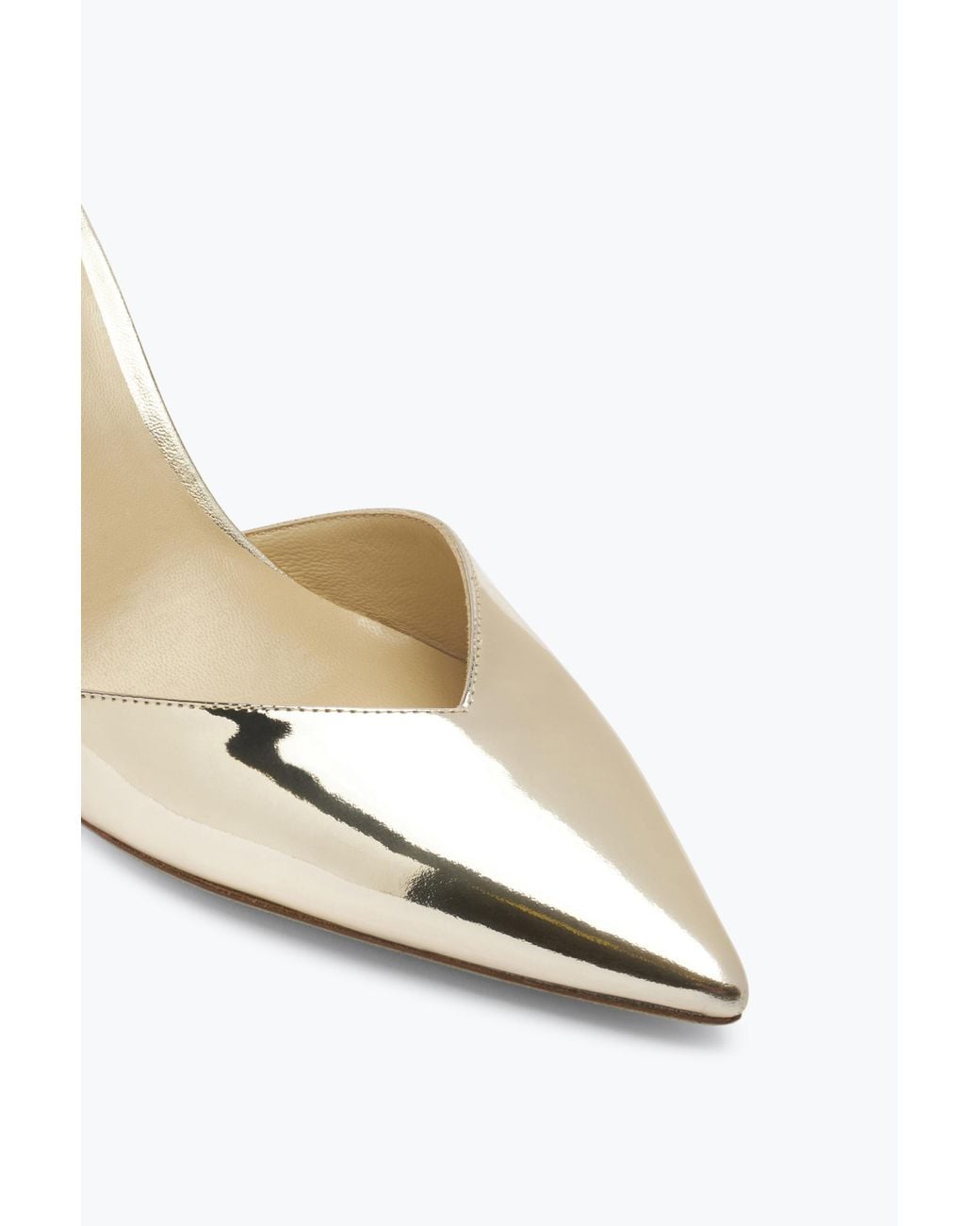 Rene Caovilla White Margot Pump 80