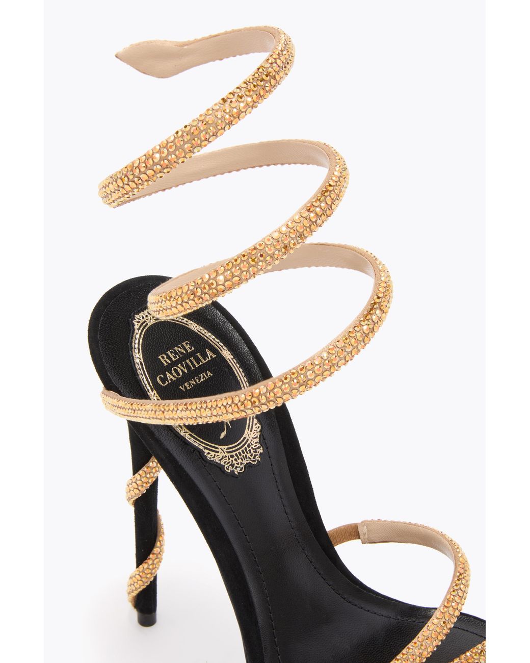 Rene Caovilla White Margot And Platform Sandal 130