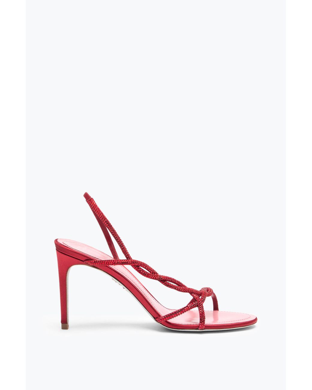 Rene Caovilla Pink Braid Sandale