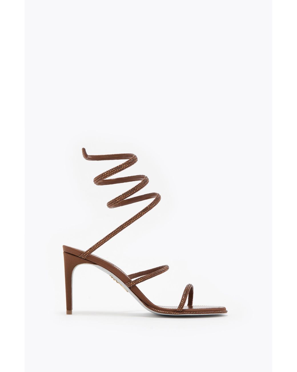 Rene Caovilla White Cleo Sandal 80