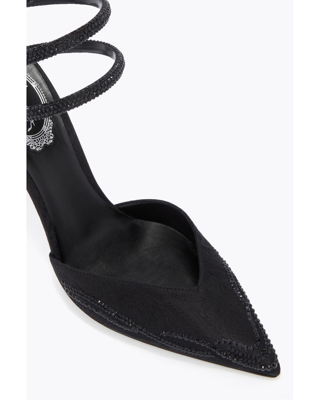 Rene Caovilla Black Cleo Pump