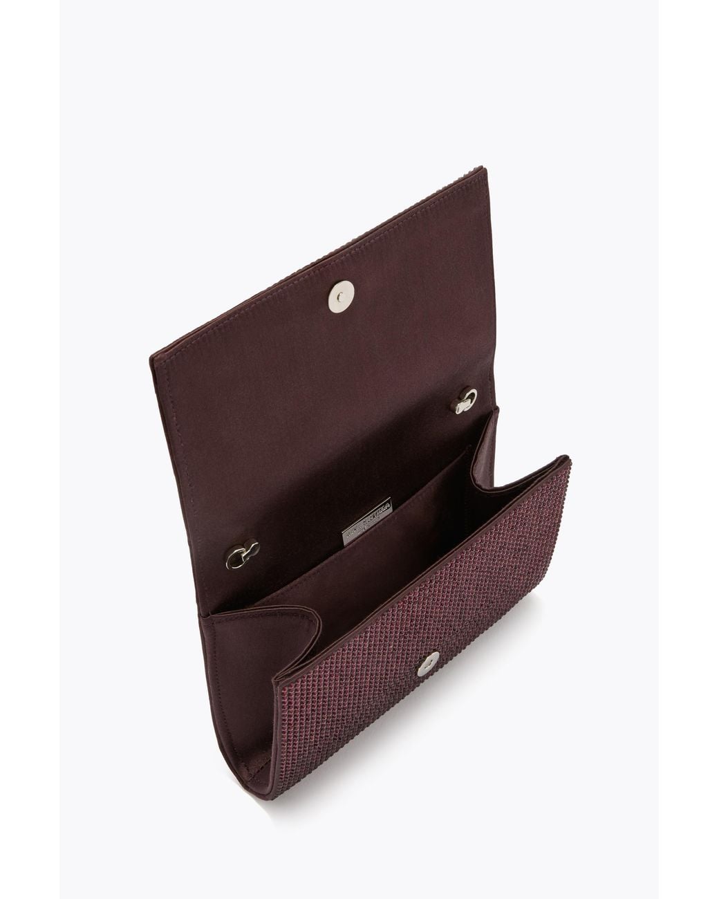 Rene Caovilla Purple Baby Fondant Clutch With All-Over Crystals