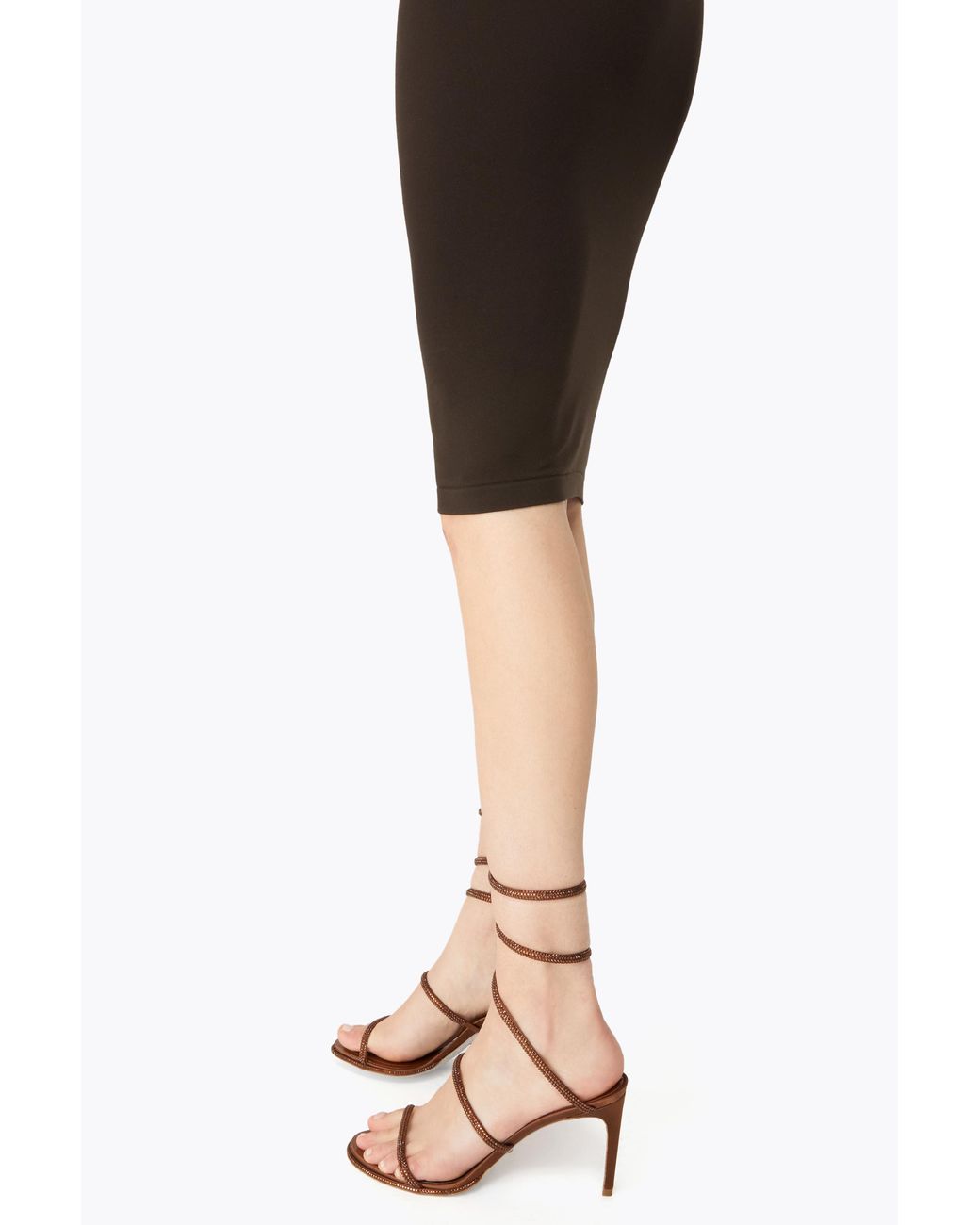 Rene Caovilla White Cleo Sandal 80
