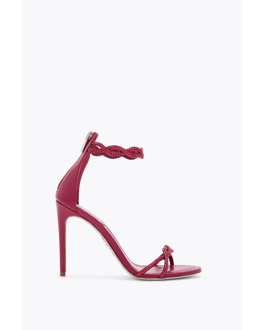 Rene Caovilla Pink Braid Sandal 105