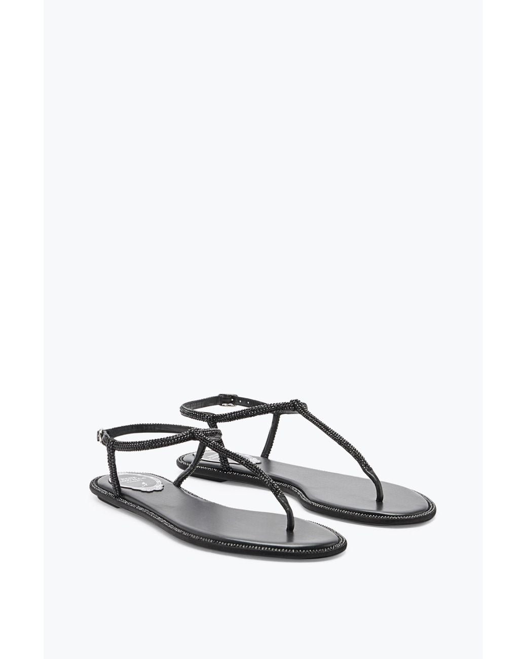 Rene Caovilla Multicolor Diana Crystal Sandal 10