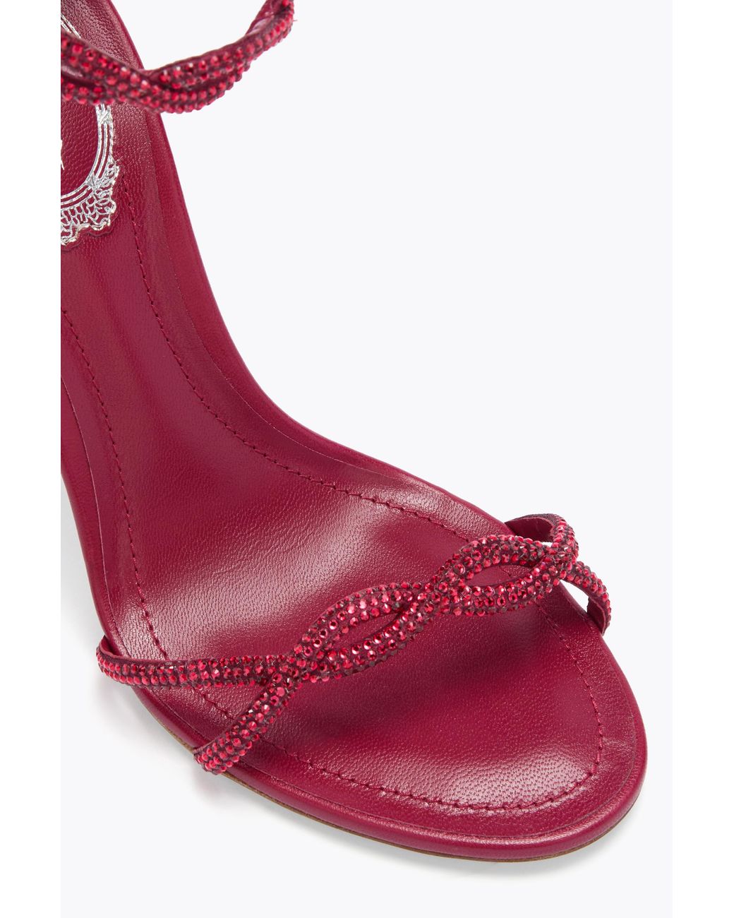 Rene Caovilla Pink Braid Sandal 105
