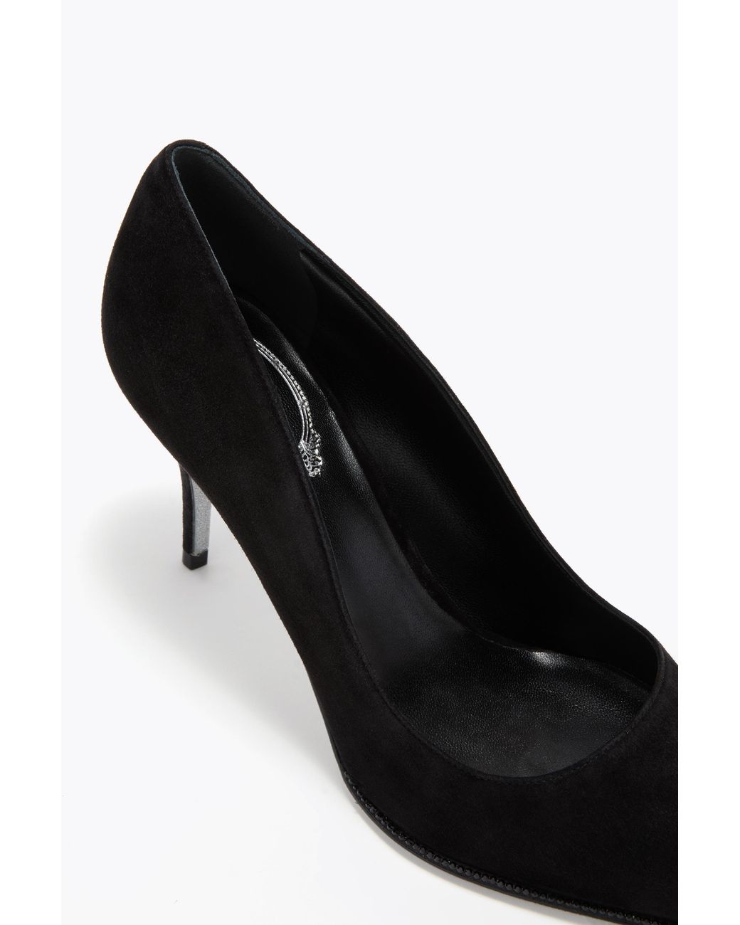 Rene Caovilla Black Taylor Pump 80