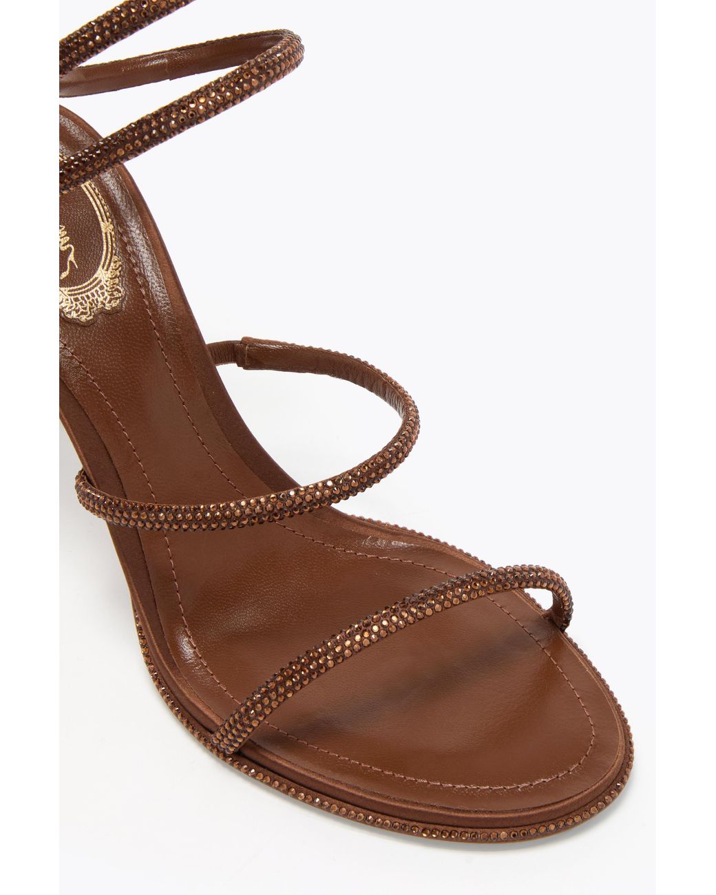 Rene Caovilla White Cleo Sandal 80