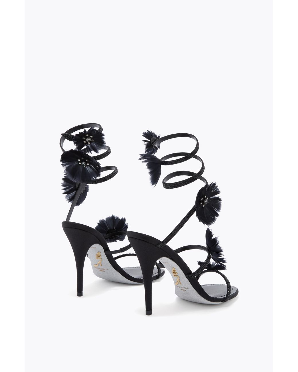 Rene Caovilla White Jolene Sandal 100