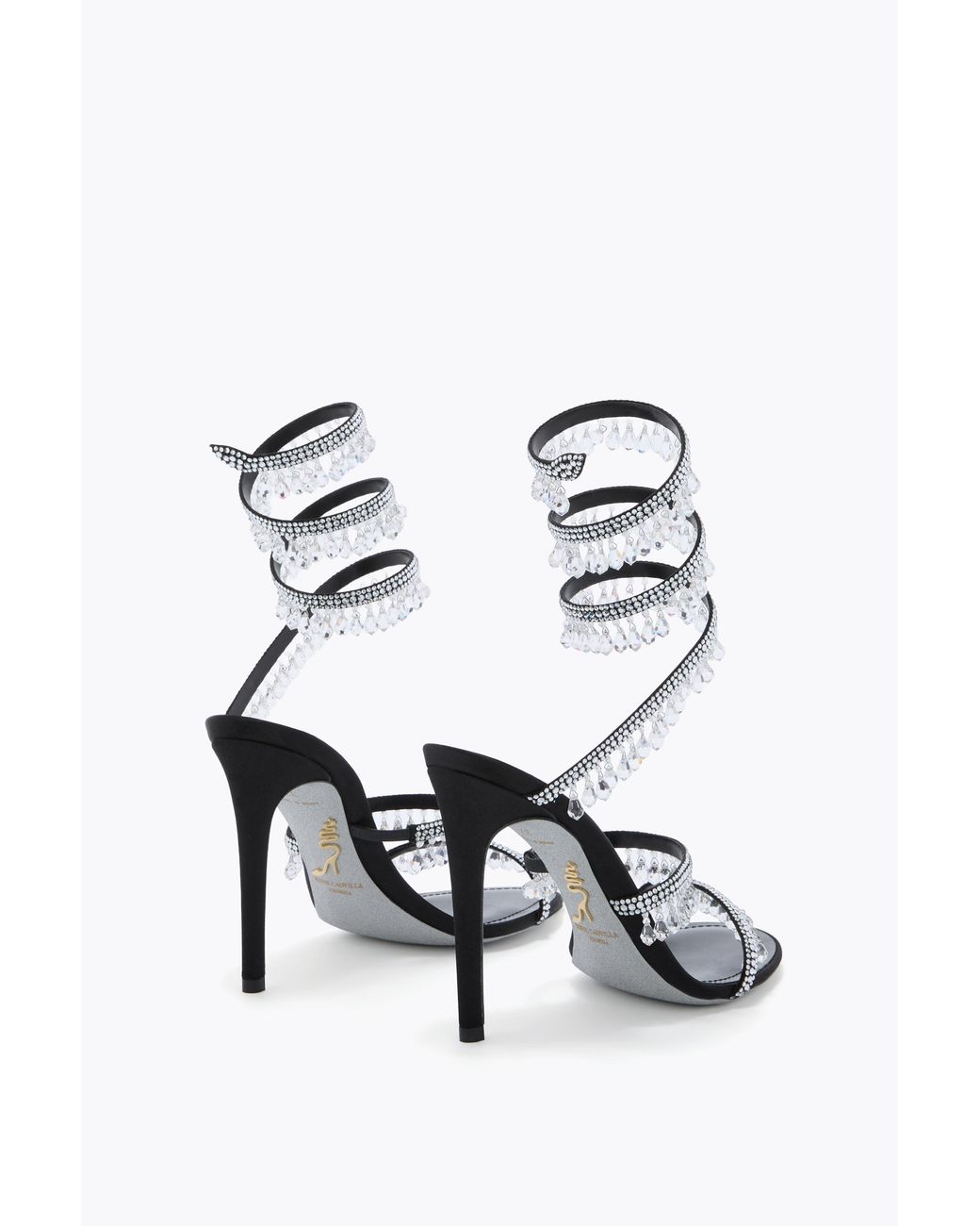 Rene Caovilla White Chandelier And Sandal 105