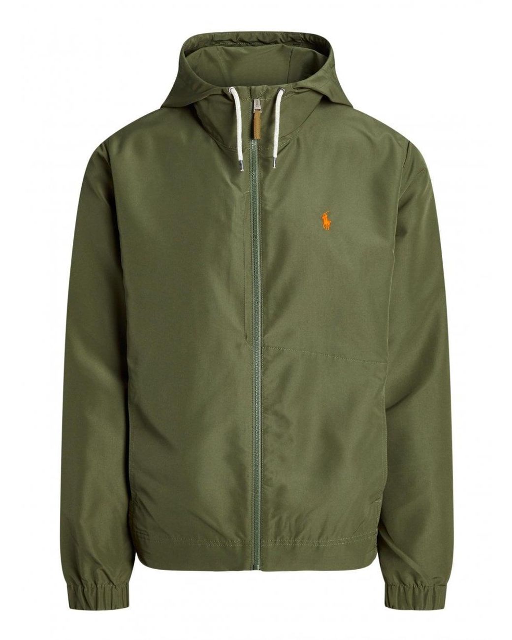 Polo Ralph Lauren Dark Sage Packable Water-repellent Hooded Jacket in Green  for Men | Lyst UK