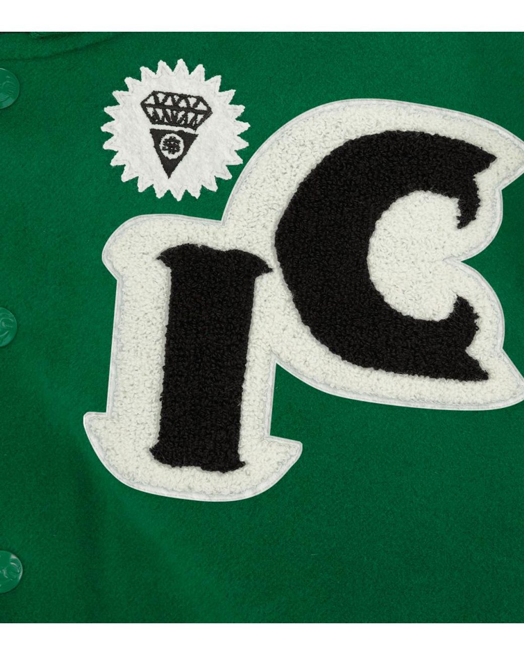 ICECREAM Rodeo Varsity Bomber Jacket in Green for Men | Lyst UK