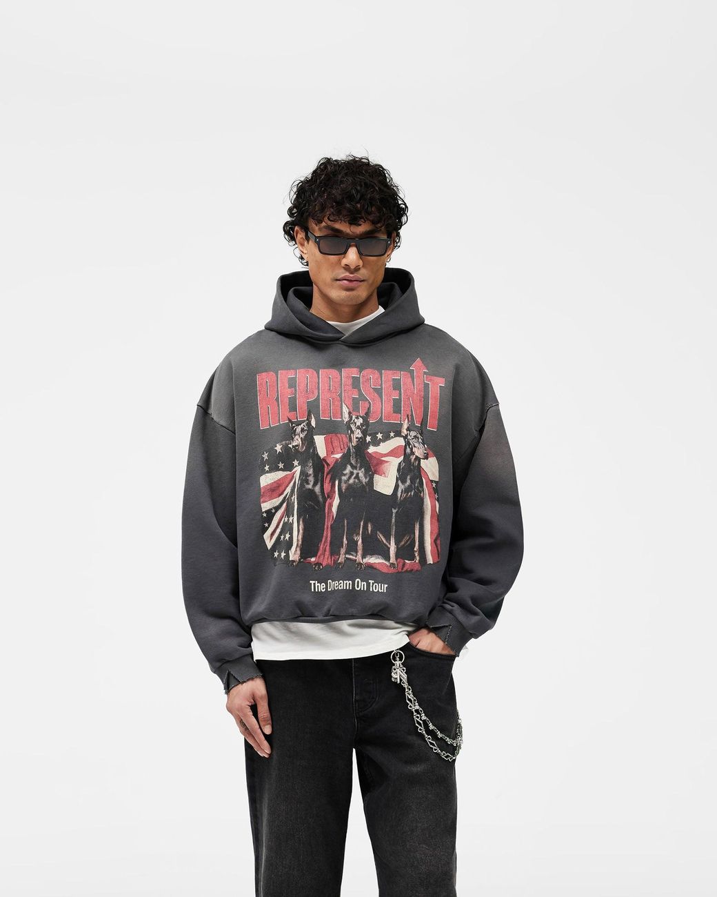 Represent Multicolor Dream On Tour Hoodie for men