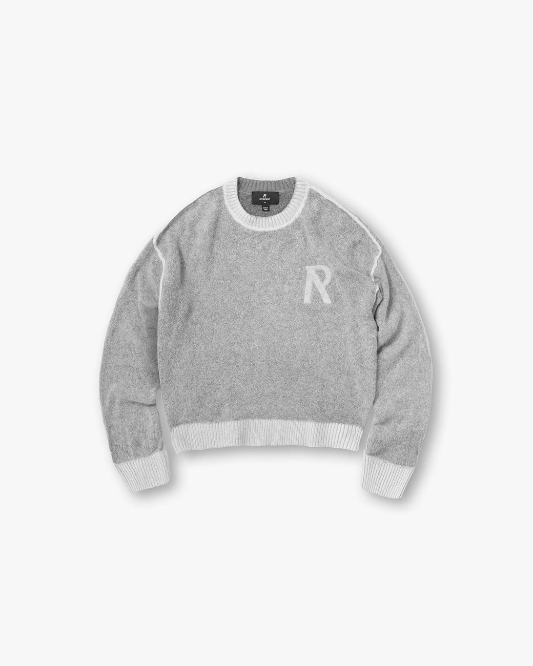 Represent Gray Laurel Knit Sweater for men