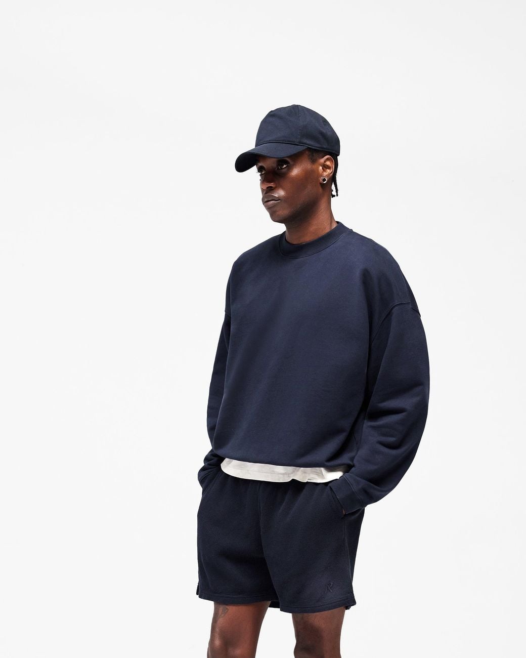 Represent Blue Initial Boxy Sweater for men