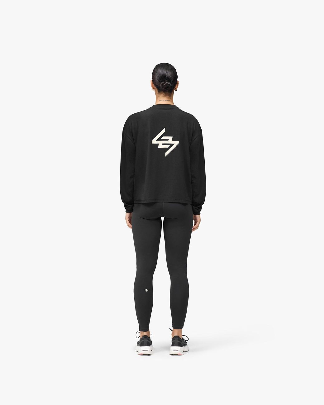Represent Black 247 Dna Oversized Long Sleeve T-Shirt
