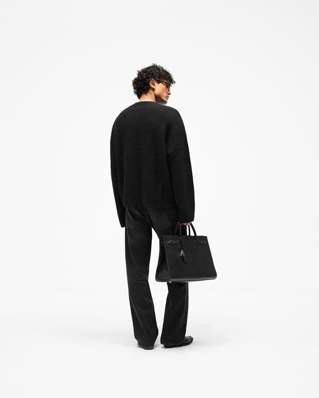 REPRESENT CLO US Black Logo Knit Sweater for men