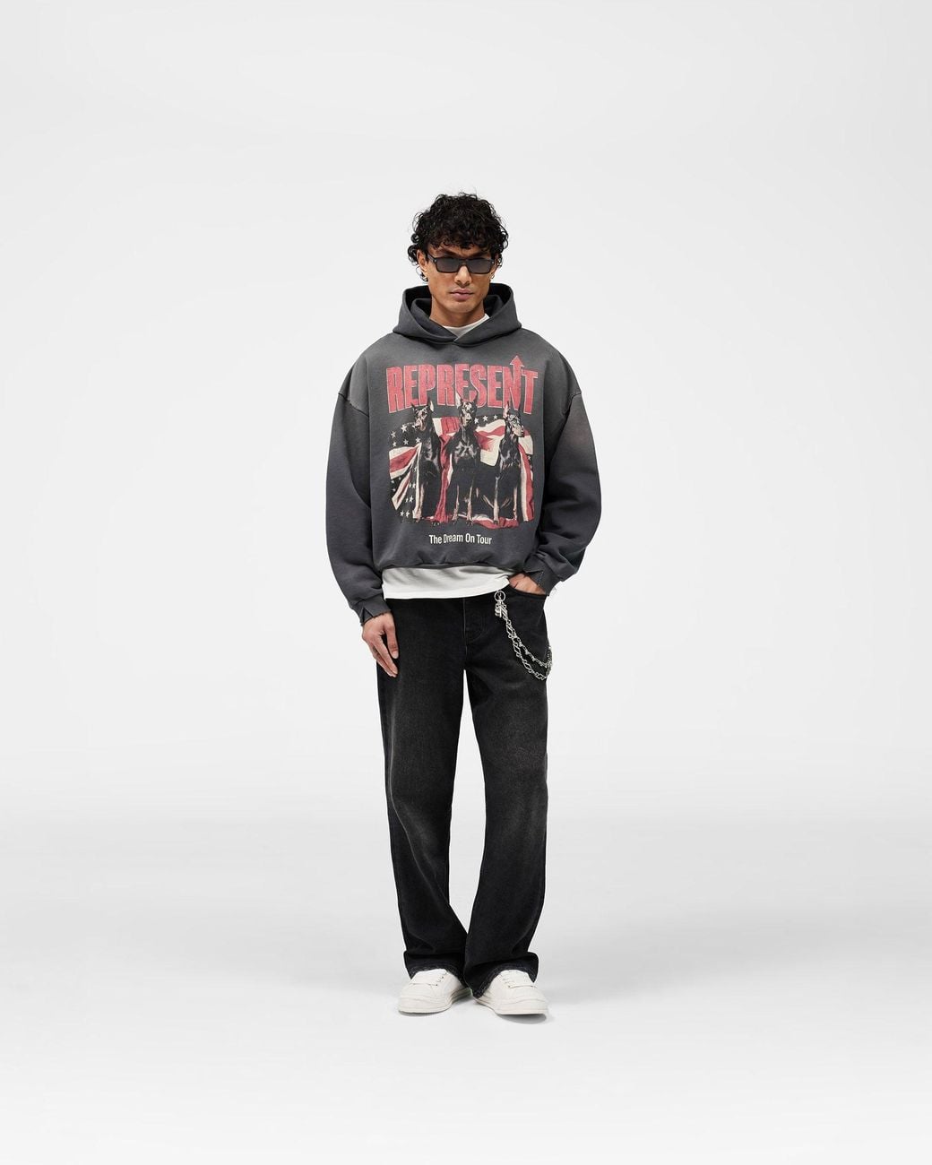 Represent Multicolor Dream On Tour Hoodie for men
