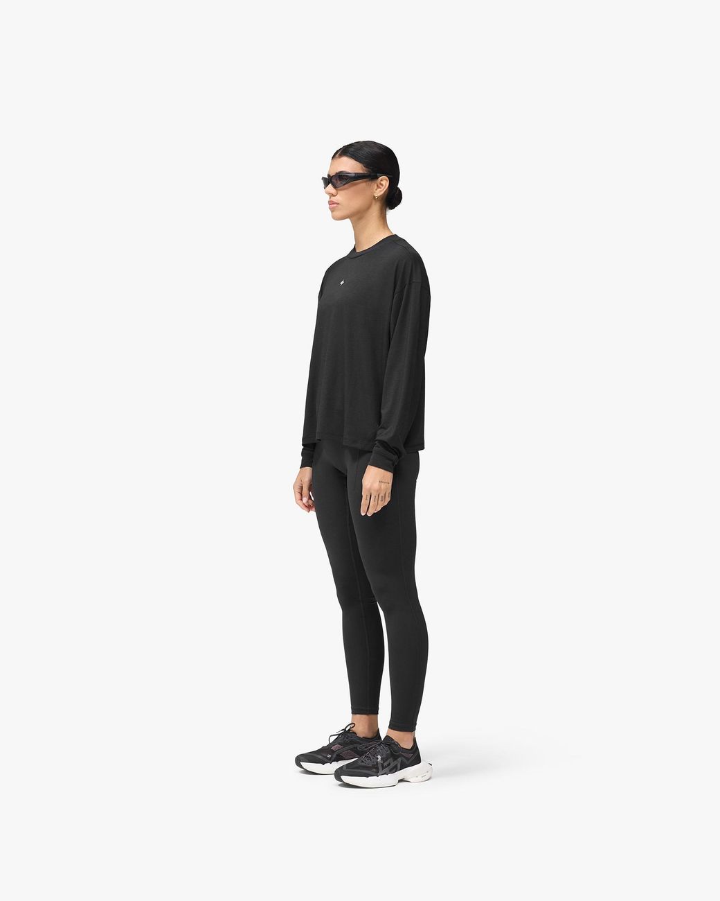 Represent Black 247 Dna Oversized Long Sleeve T-Shirt