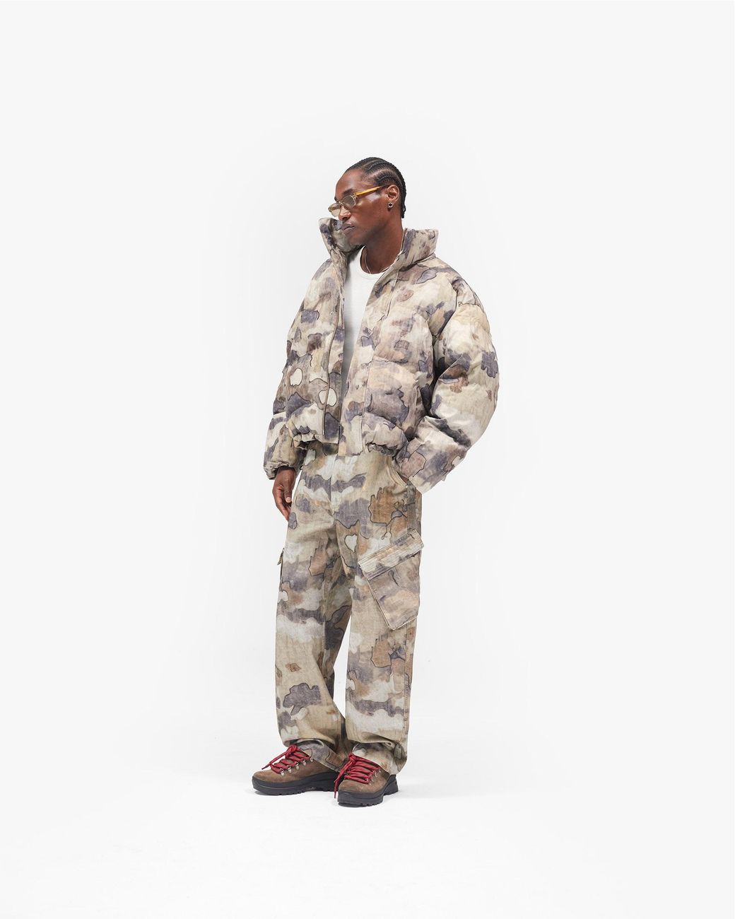 Represent White Riot Puffer for men