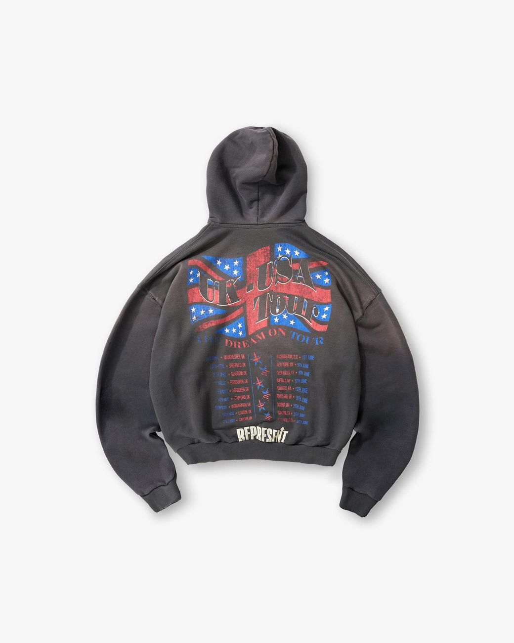 Represent Multicolor Dream On Tour Hoodie for men