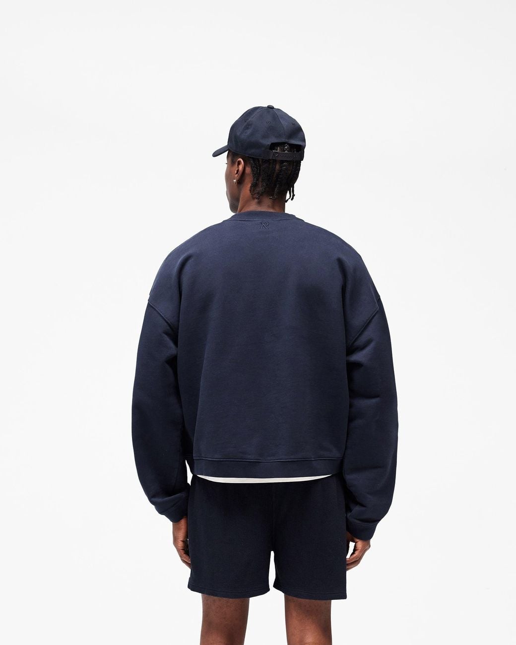 Represent Blue Initial Boxy Sweater for men