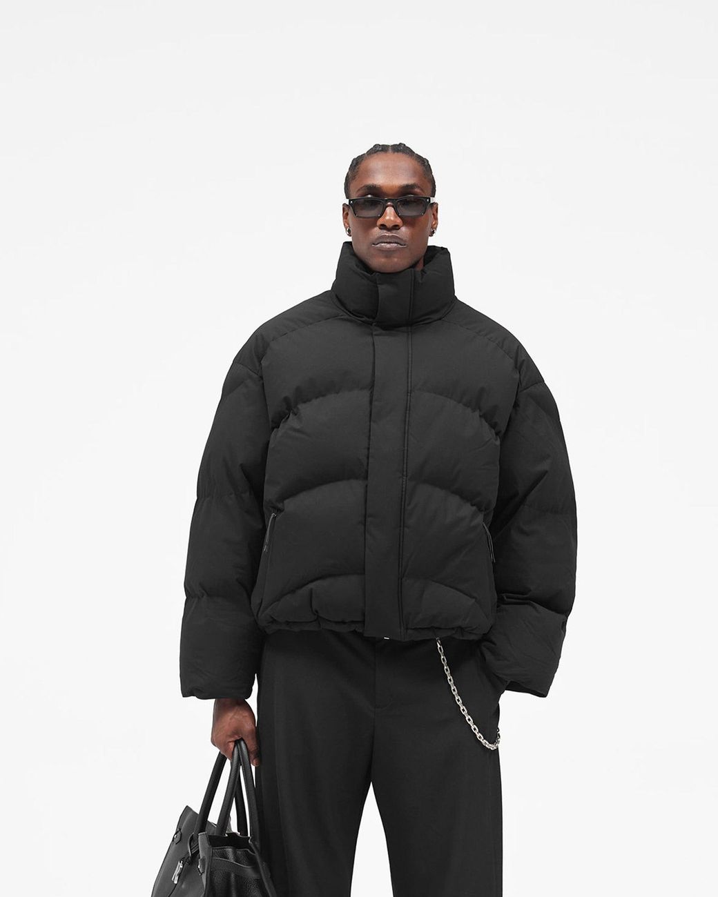 Represent Black Riot Puffer for men
